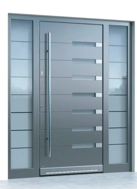 Puertas de entrada y paso de aluminio y PVC con seguridad avanzada